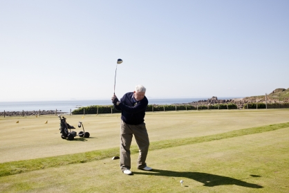 David Smith on Anstruther golf course in July 2013.